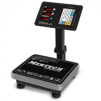 Весы M-ER 333ACPU-60.20 LЕD с расч. стоимости (платформа 300х350)